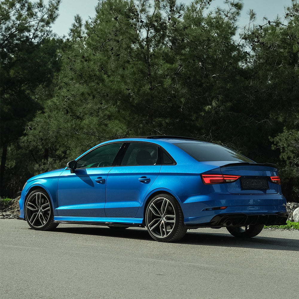 Arka Difüzör Uyumlu AUDI S3 Sedan 8V Makyajlı Kasa 2016-2020