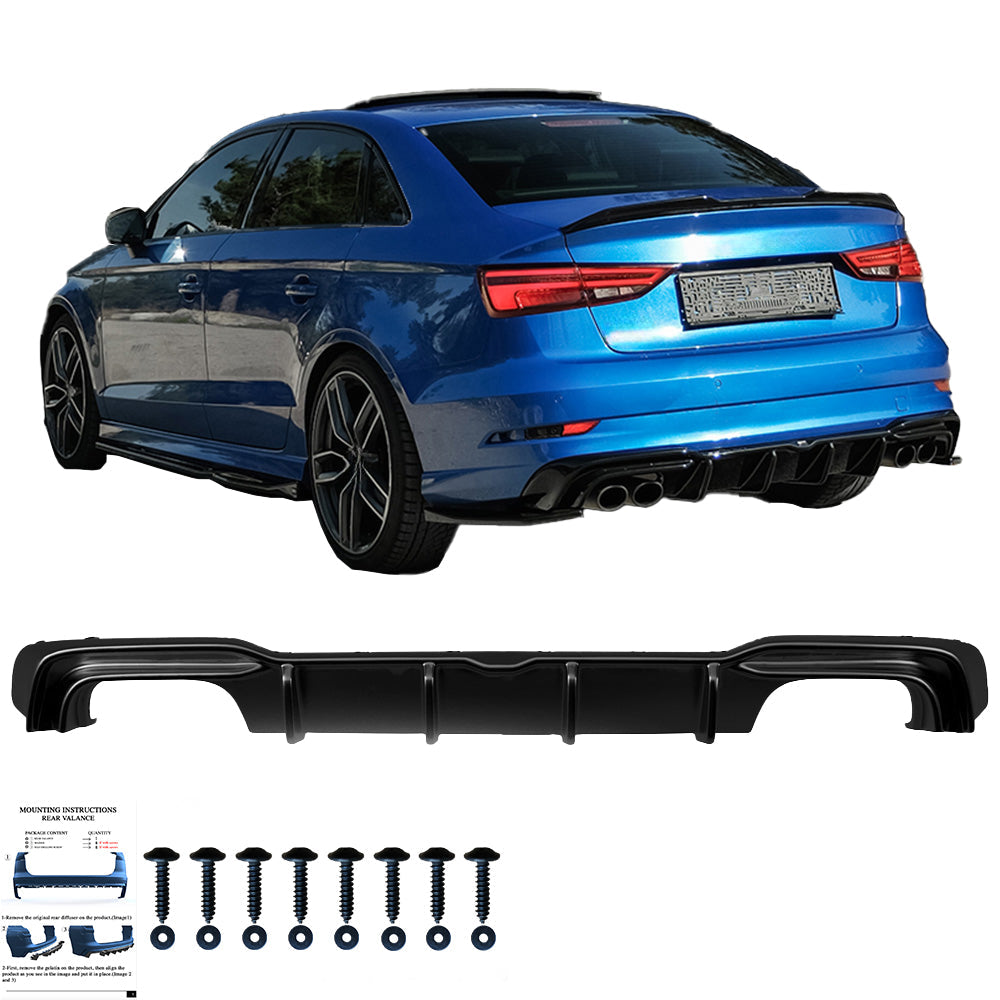Gövde Kiti Uyumlu AUDI S3 Sedan 8V Makyajlı Kasa 2016-2019