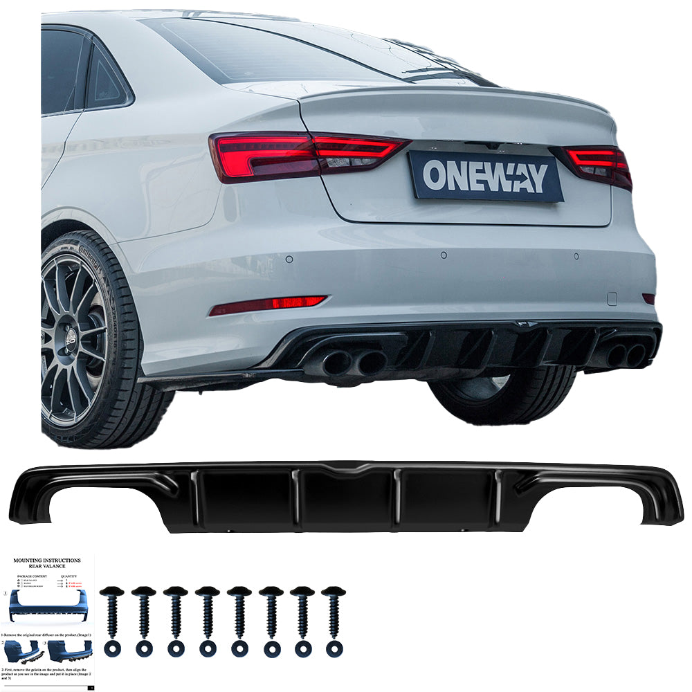 Gövde Kiti Uyumlu AUDI S3 Sedan 8V 2013-2016