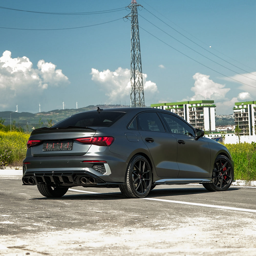 Arka Difüzör Uyumlu AUDI S3 / A3 S-Line Sedan / Sportback 8Y 2020-2024