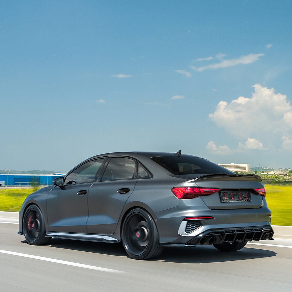 Arka Difüzör Uyumlu AUDI S3 / A3 S-Line Sedan / Sportback 8Y 2020-2024