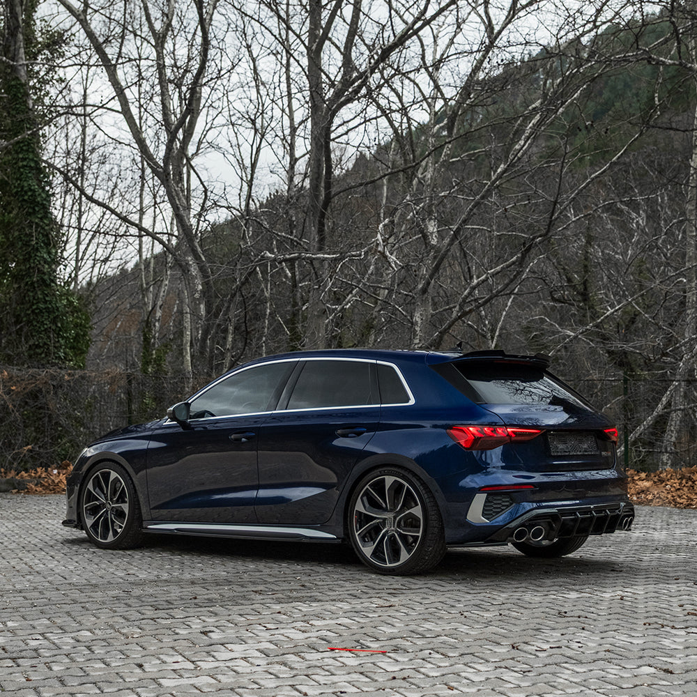 Arka Difüzör Uyumlu AUDI S3 / A3 S-Line Sedan / Sportback 8Y 2020-2024