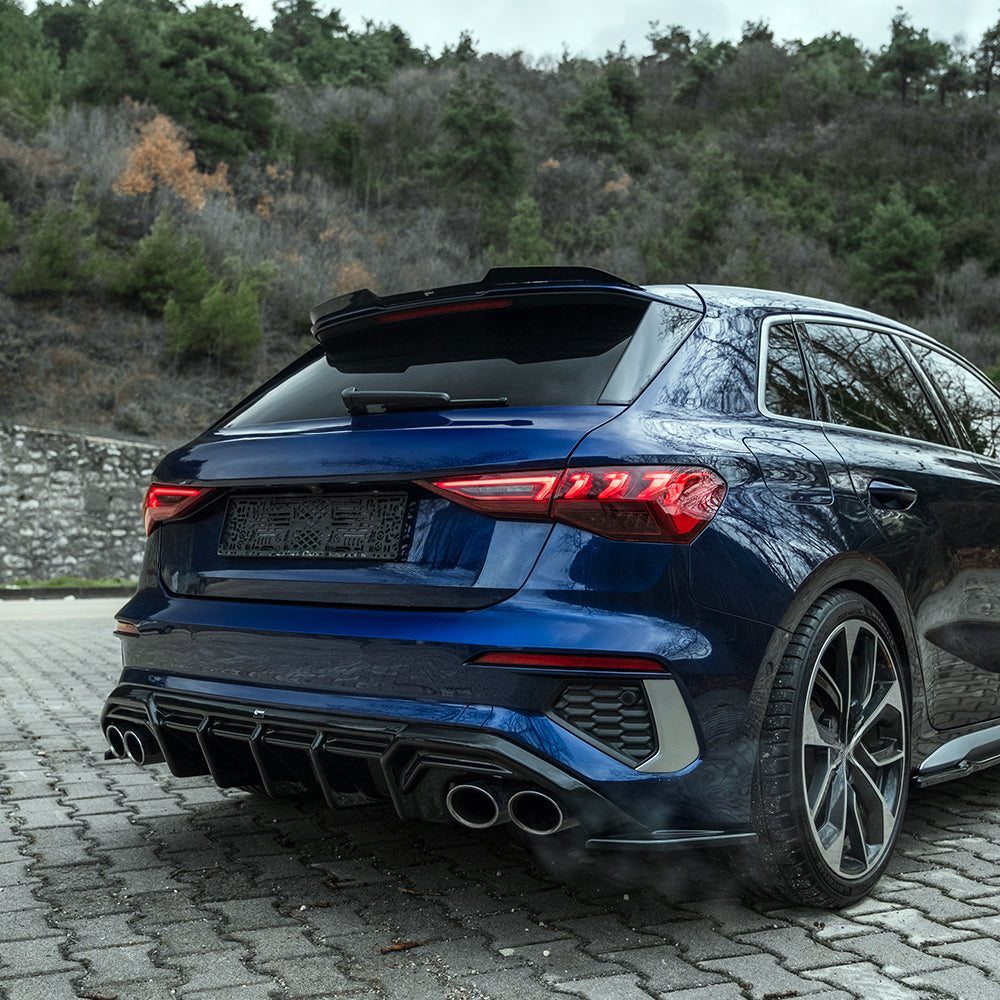 Arka Difüzör Uyumlu AUDI S3 / A3 S-Line Sedan / Sportback 8Y 2020-2024
