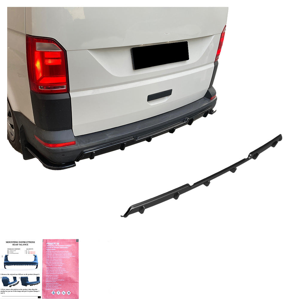 Arka Difüzör Uyumlu VW VOLKSWAGEN Transporter T6 / T6.1 2015-2021