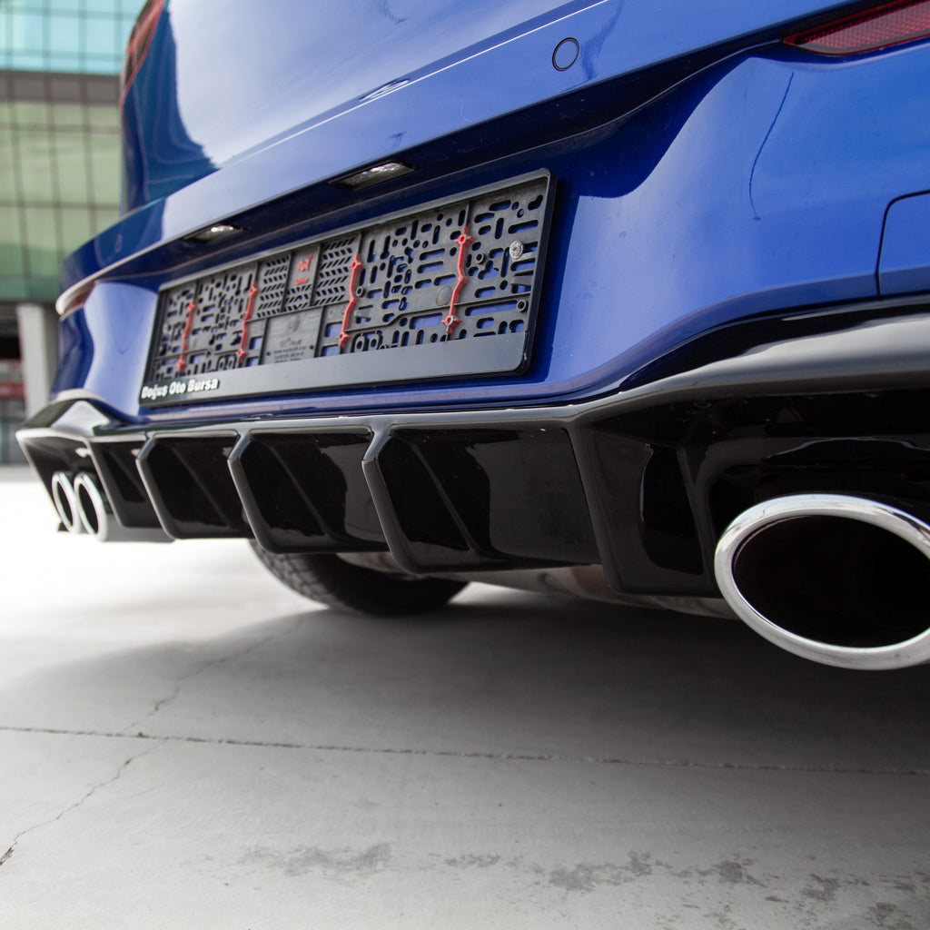 Arka Difüzör Uyumlu VW VOLKSWAGEN Golf MK8 R 2020+
