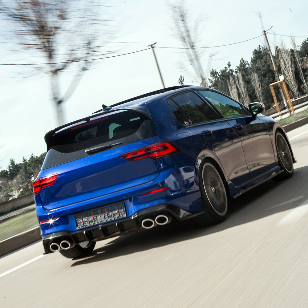 Arka Difüzör Uyumlu VW VOLKSWAGEN Golf MK8 R 2020+