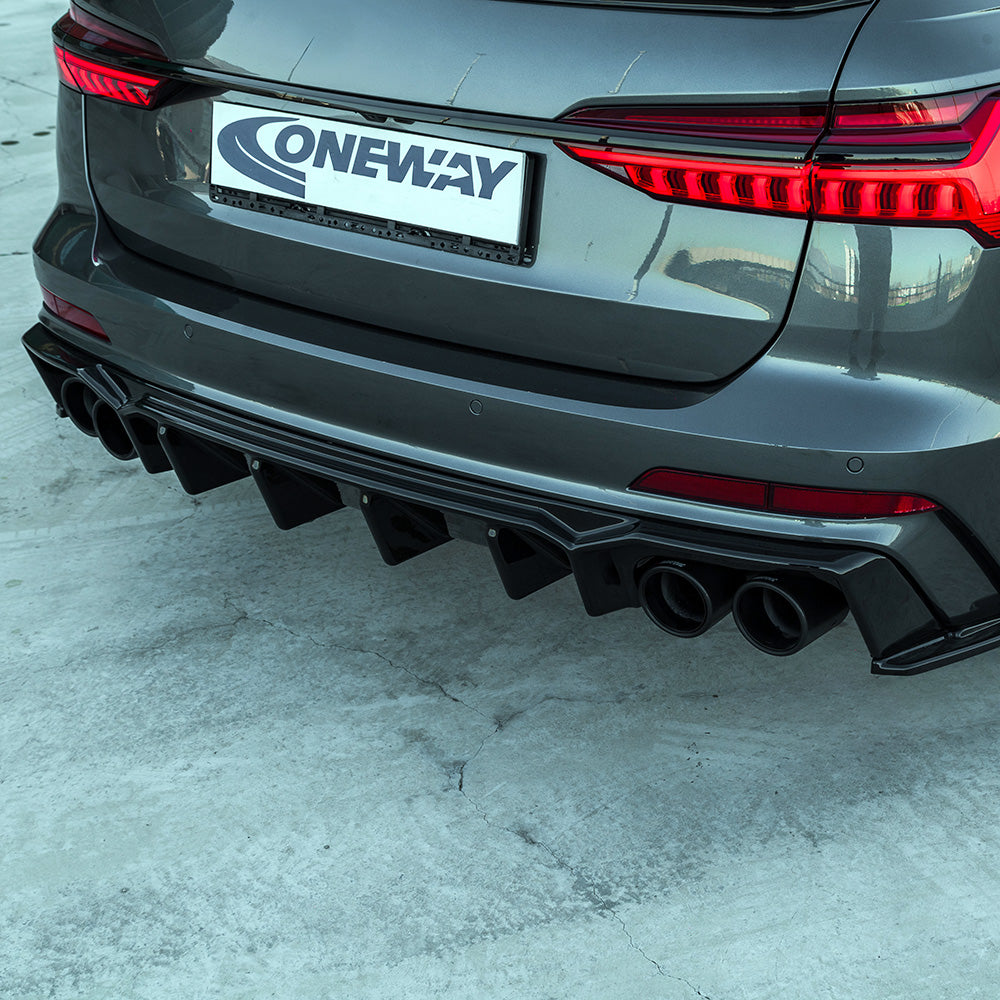 Arka Difüzör Uyumlu AUDI S6 C8 / C8 Makyajlı Kasa (Sedan-Avant) 2019+