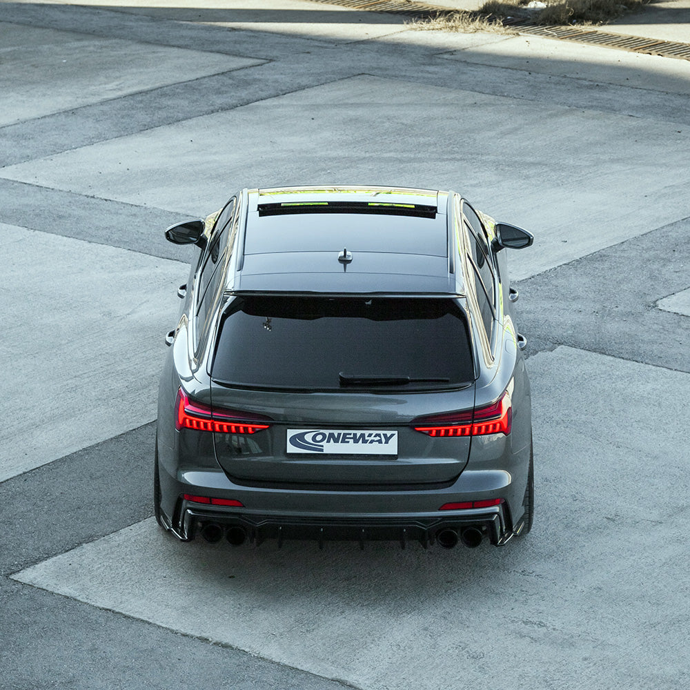 Arka Difüzör Uyumlu AUDI S6 C8 / C8 Makyajlı Kasa (Sedan-Avant) 2019+