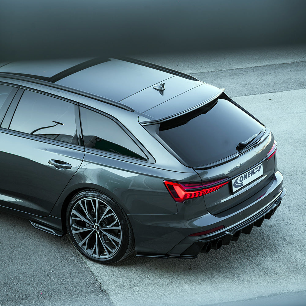 Arka Difüzör Uyumlu AUDI S6 C8 / C8 Makyajlı Kasa (Sedan-Avant) 2019+
