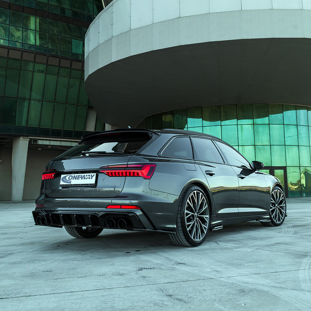 Arka Difüzör Uyumlu AUDI S6 C8 / C8 Makyajlı Kasa (Sedan-Avant) 2019+