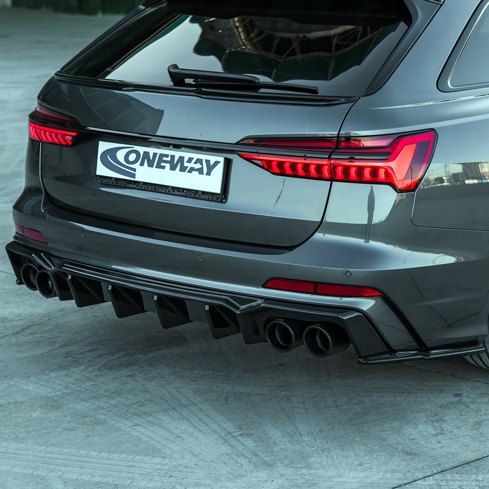 Arka Difüzör Uyumlu AUDI S6 C8 / C8 Makyajlı Kasa (Sedan-Avant) 2019+
