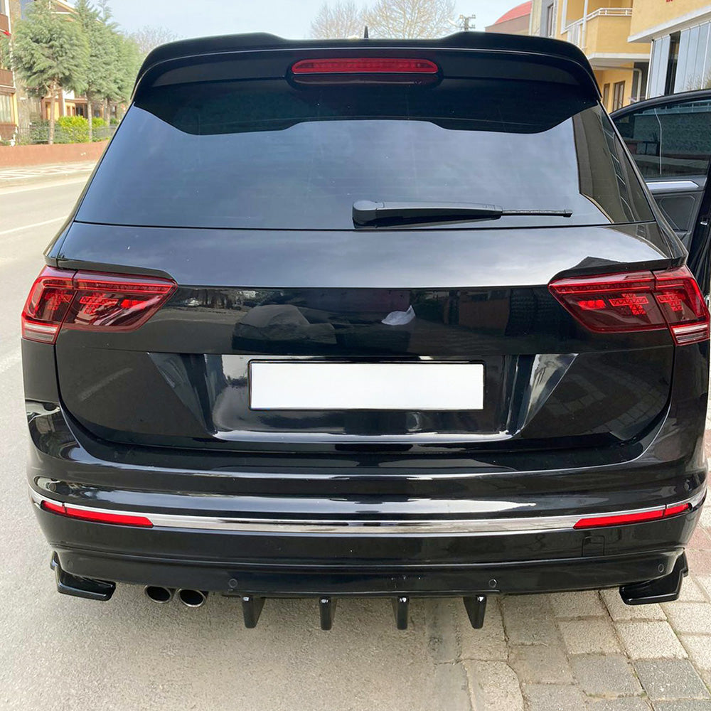 Arka Difüzör Uyumlu VW VOLKSWAGEN Tiguan MK2 Standart / R-Line 2015-2020