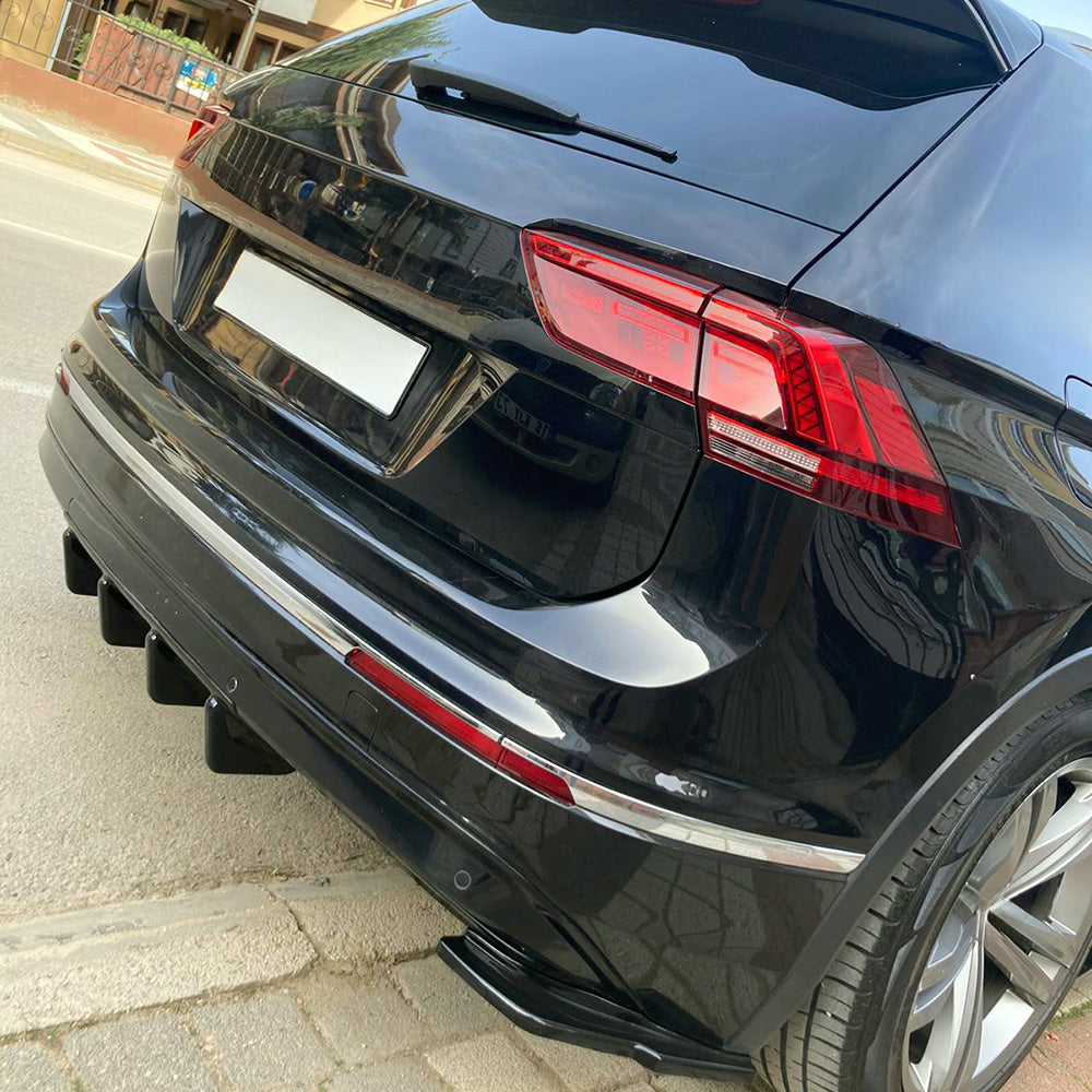 Arka Difüzör Uyumlu VW VOLKSWAGEN Tiguan MK2 Standart / R-Line 2015-2020