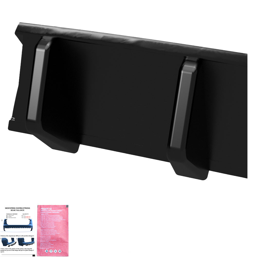 Arka Difüzör Uyumlu VW VOLKSWAGEN Tiguan MK2 Standart / R-Line 2015-2020