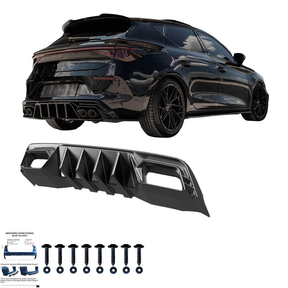 Arka Difüzör Uyumlu CUPRA Leon MK1 2020+