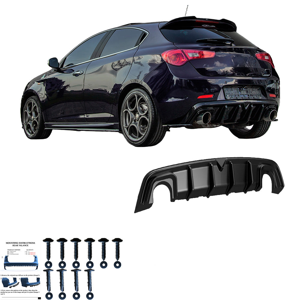 Arka Difüzör Uyumlu ALFA ROMEO Giulietta 2010-2020 v2
