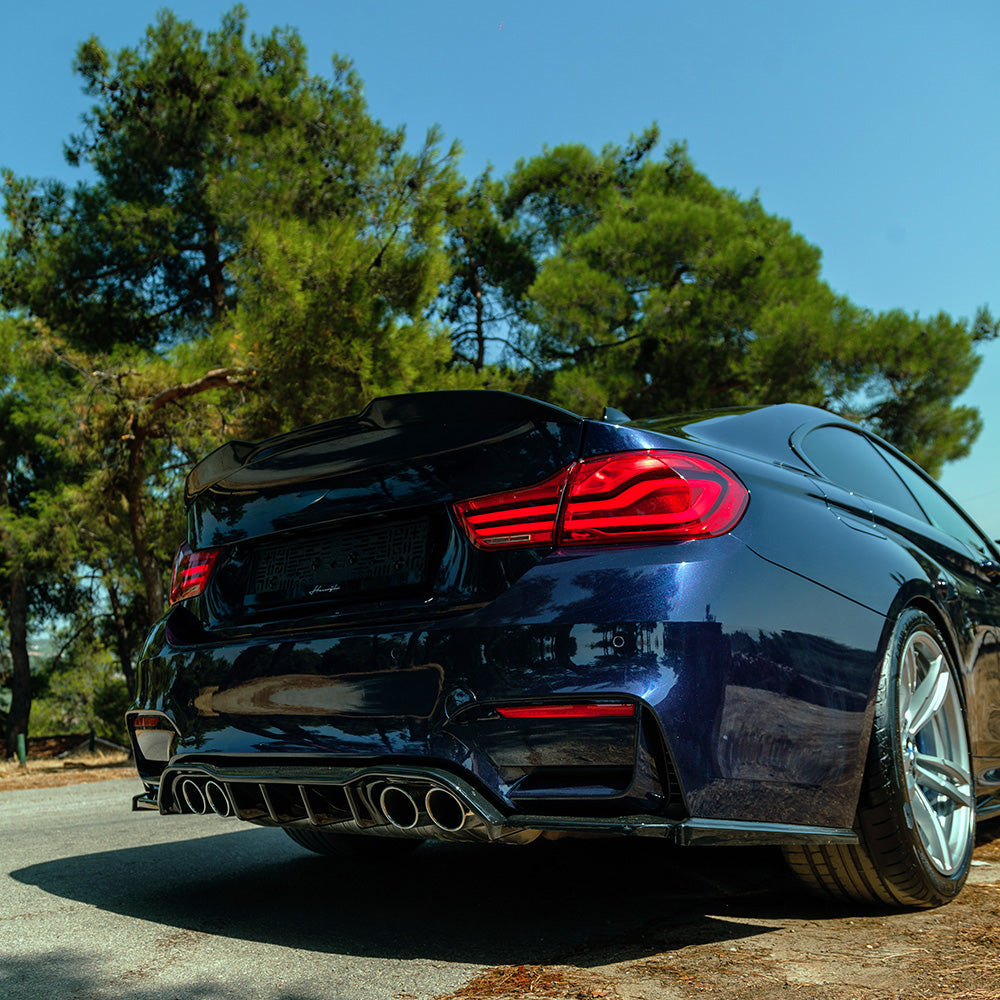 Arka Difüzör Uyumlu BMW M4 F82 2014-2021