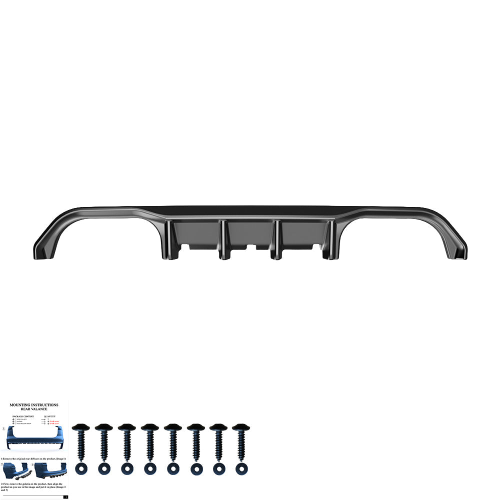 Arka Difüzör Uyumlu BMW M4 F82 2014-2021