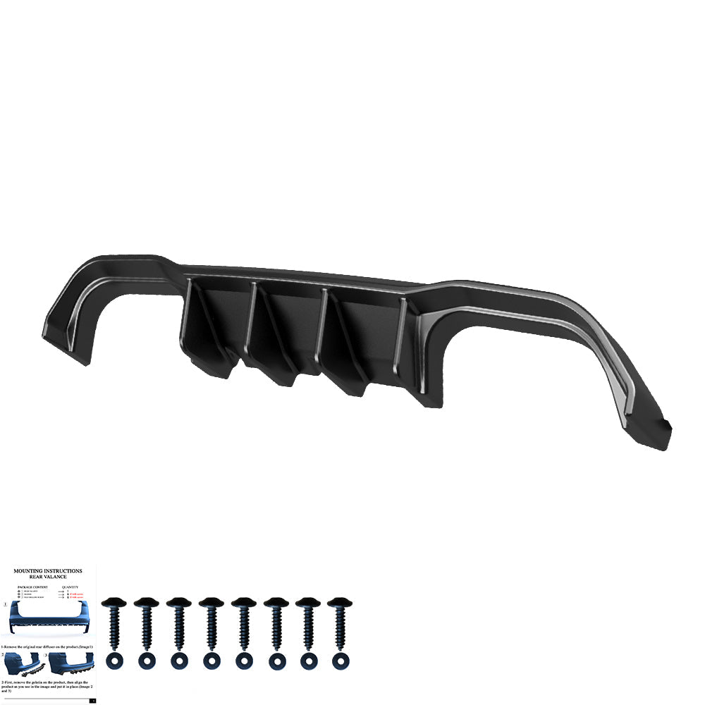 Arka Difüzör Uyumlu BMW M4 F82 2014-2021