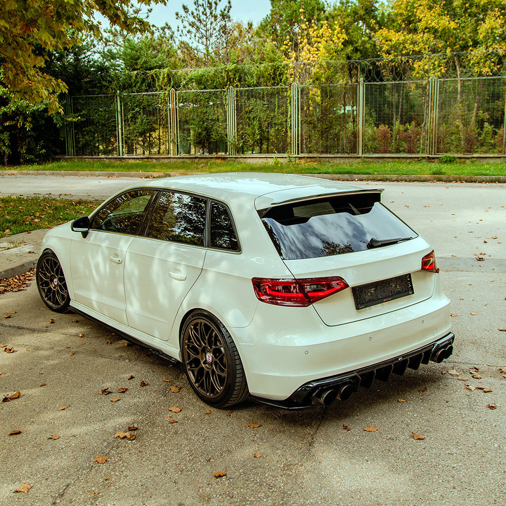 Arka Difüzör Uyumlu AUDI S3 Sportback 8V 2013-2016