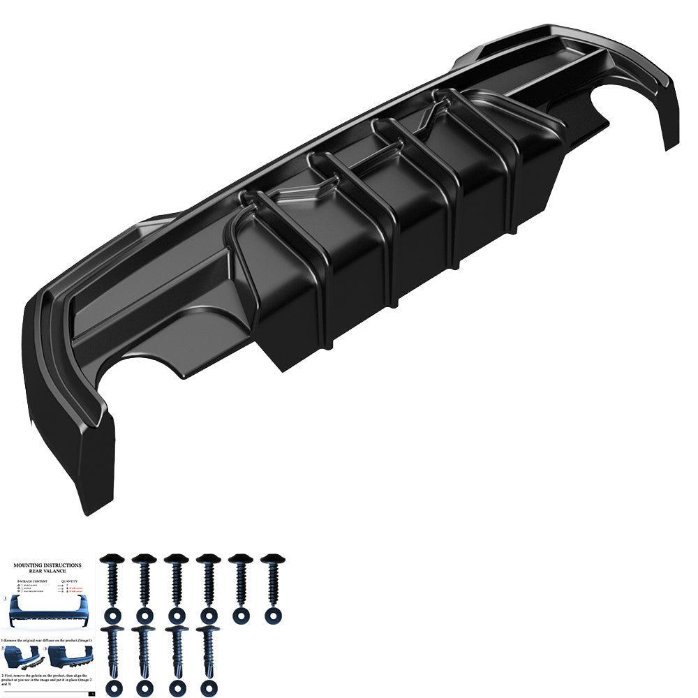 Arka Difüzör Uyumlu BMW 1 Series F40 M-Pack / M135i 2019-2024