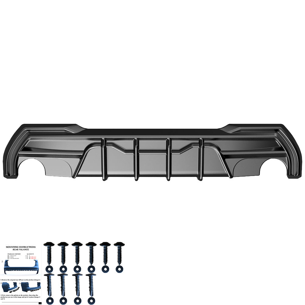 Arka Difüzör Uyumlu BMW 1 Series F40 M-Pack / M135i 2019-2024