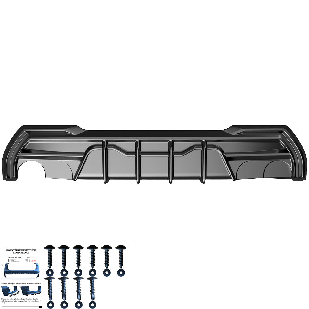 Arka Difüzör Uyumlu BMW 1 Series F40 M-Pack / M135i 2019-2024