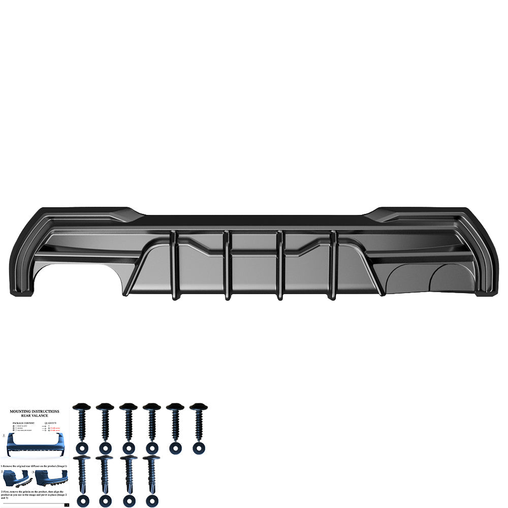 Arka Difüzör Uyumlu BMW 1 Series F40 M-Pack / M135i 2019-2024