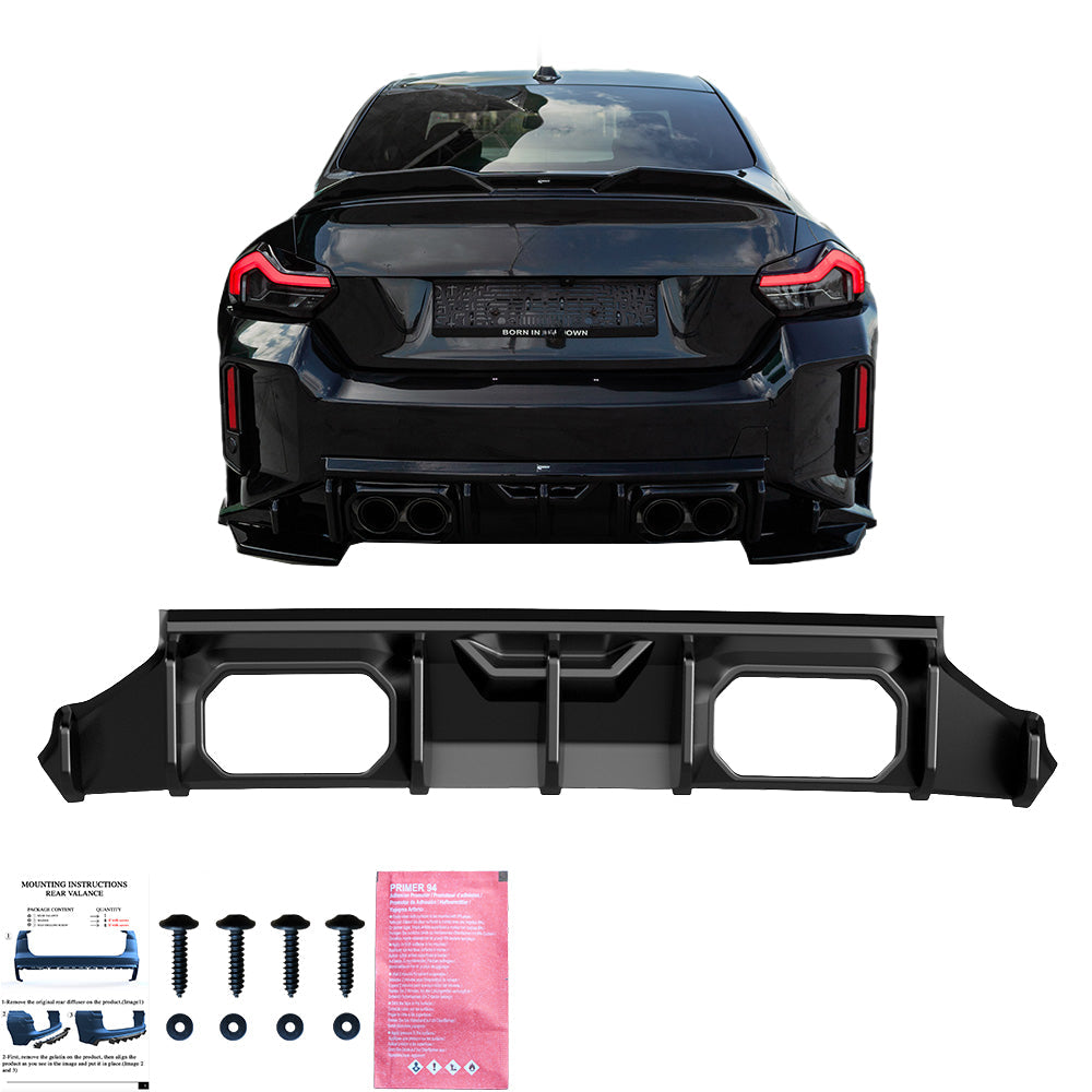 Arka Difüzör Uyumlu BMW M2 G87 2023+