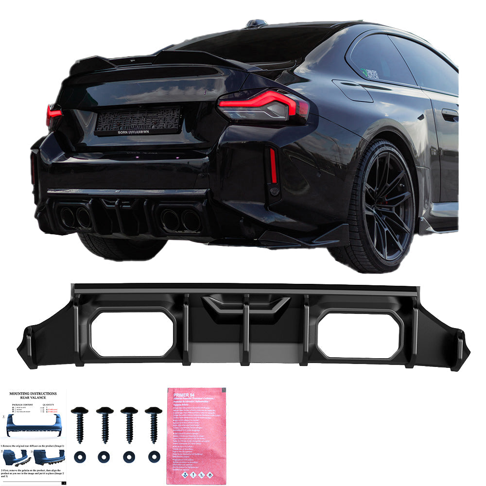 Arka Difüzör Uyumlu BMW M2 G87 2023+