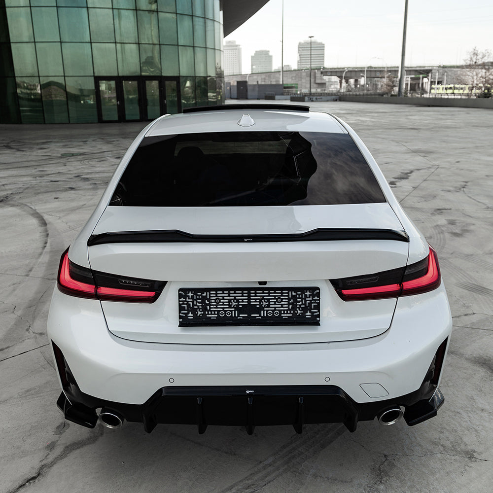 Arka Difüzör Uyumlu BMW 3 Series M-Pack G20 / G21 Makyajlı Kasa 2022+