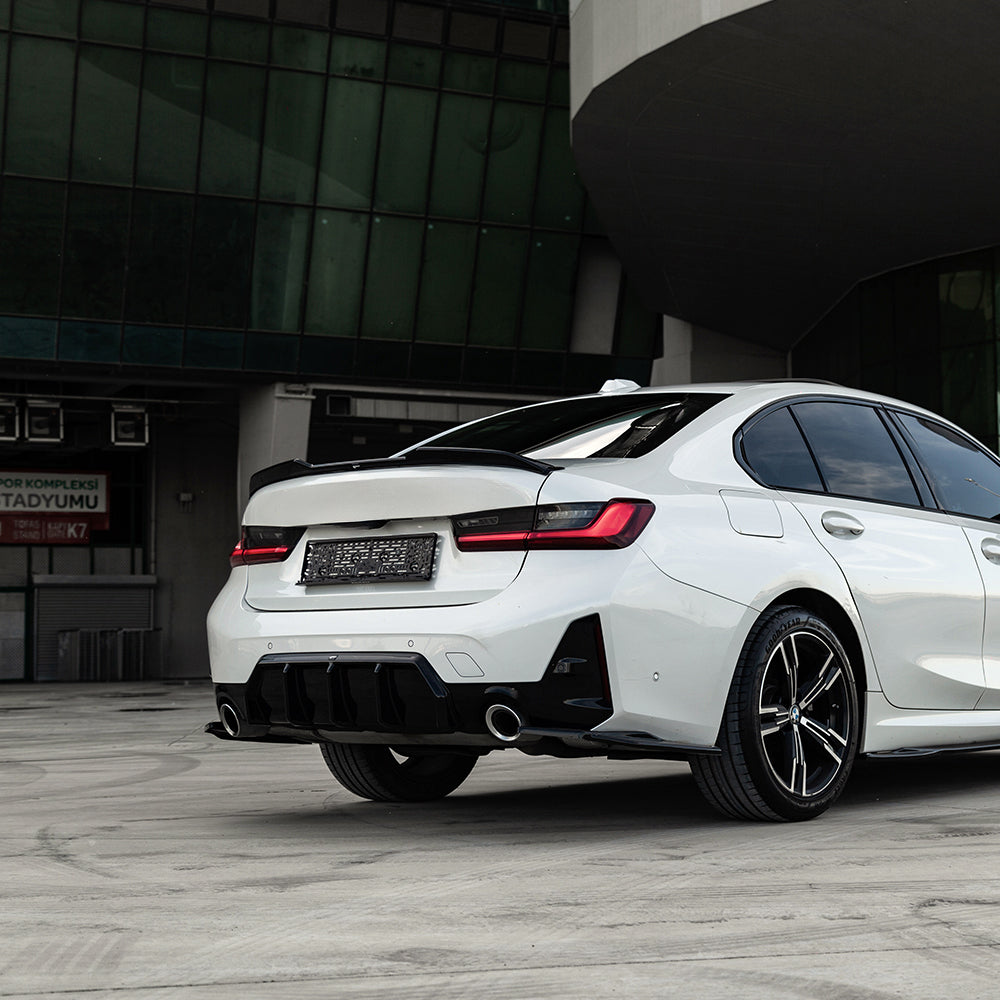 Arka Difüzör Uyumlu BMW 3 Series M-Pack G20 / G21 Makyajlı Kasa 2022+