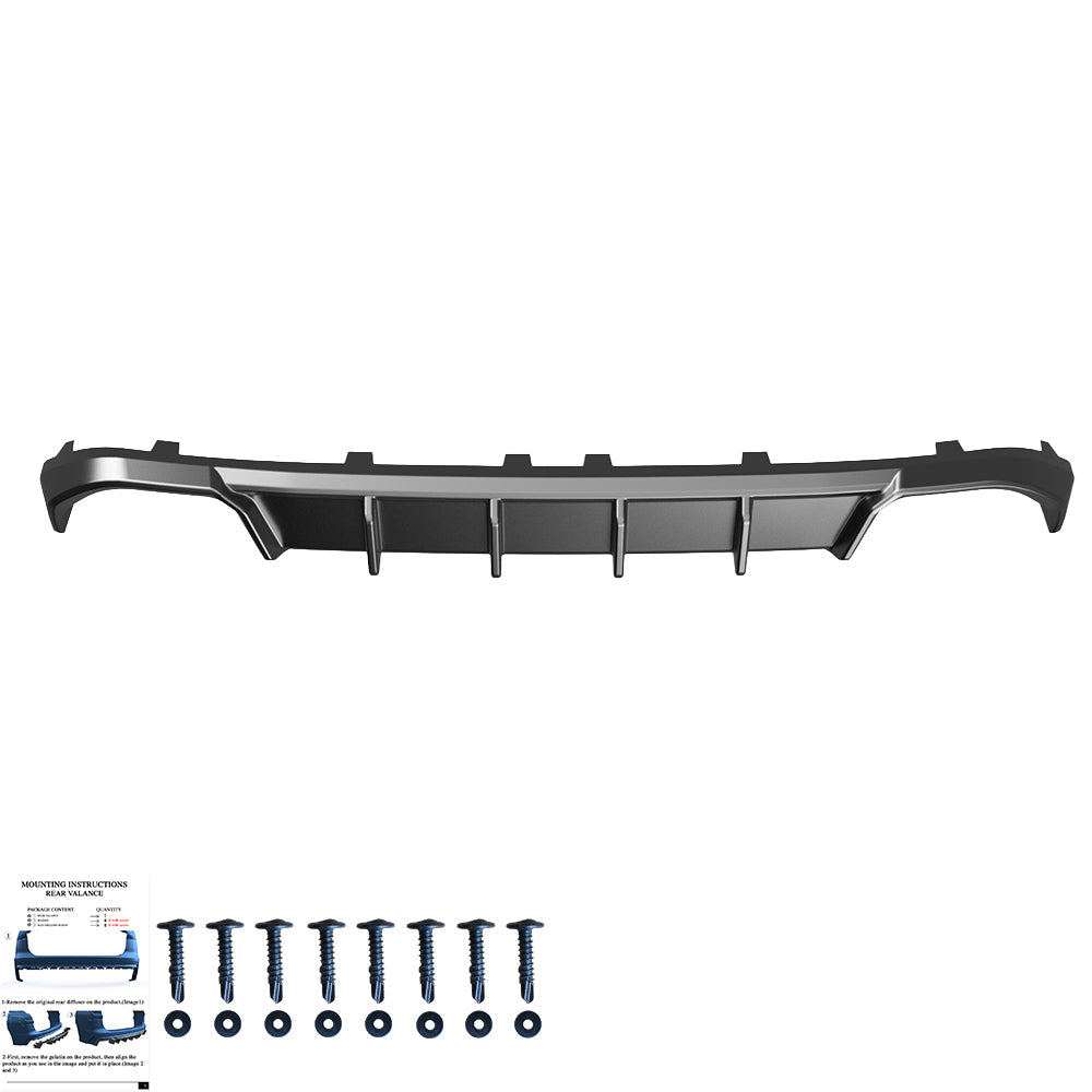 Arka Difüzör Uyumlu BMW 4 Series G26 Grand Coupe M-Pack / M440i 2021+