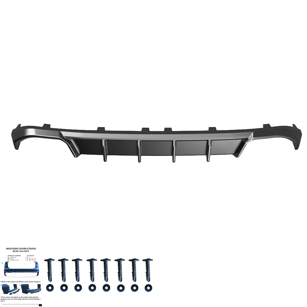 Arka Difüzör Uyumlu BMW 4 Series G26 Grand Coupe M-Pack / M440i 2021+