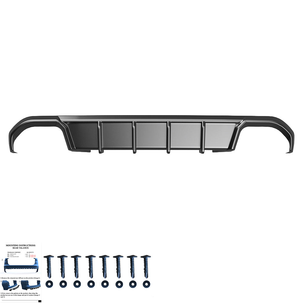 Arka Difüzör Uyumlu BMW 4 Series G26 Grand Coupe M-Pack / M440i 2021+