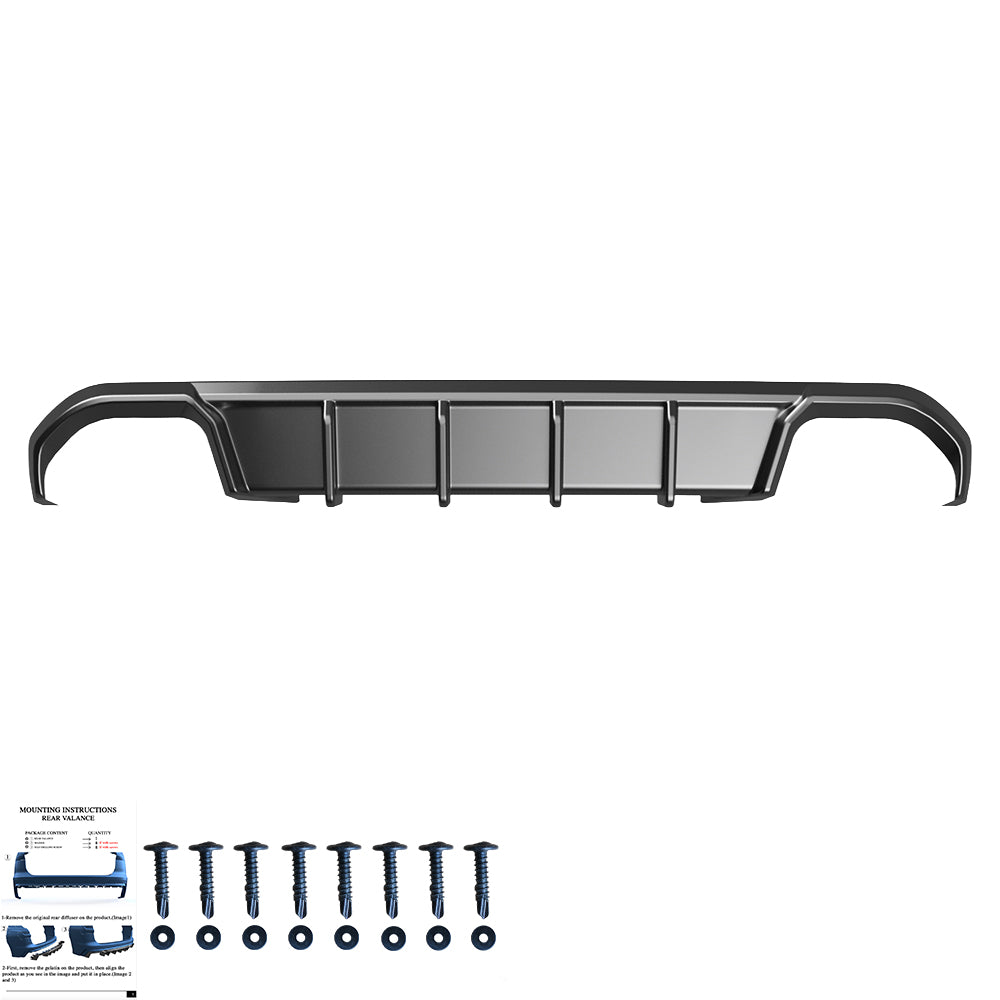 Arka Difüzör Uyumlu BMW 4 Series G26 Grand Coupe M-Pack / M440i 2021+