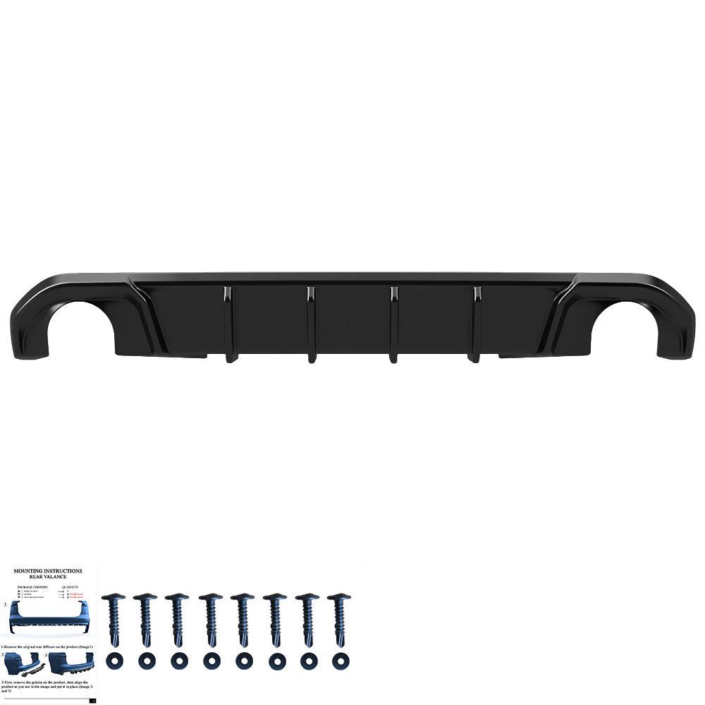Arka Difüzör Uyumlu BMW 4 Series G26 Grand Coupe M-Pack / M440i 2021+