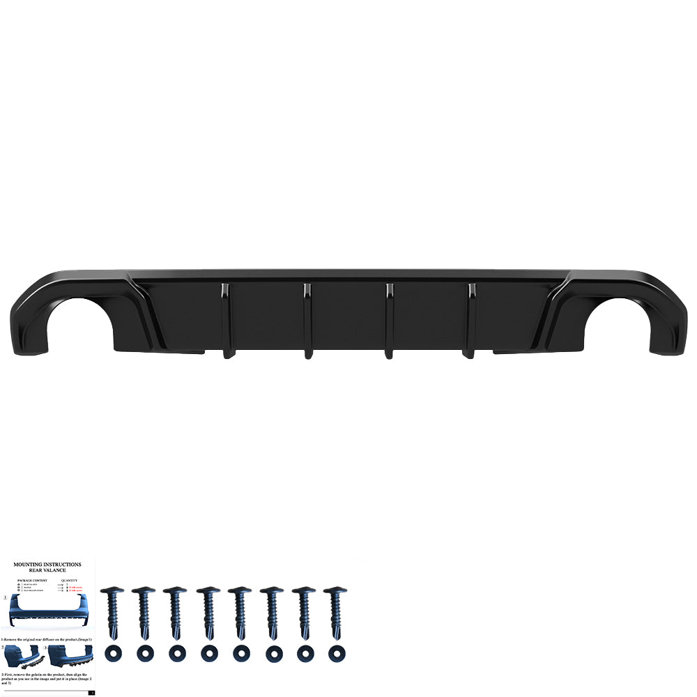 Arka Difüzör Uyumlu BMW 4 Series G26 Grand Coupe M-Pack / M440i 2021+