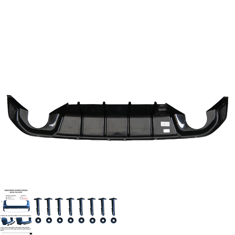 Arka Difüzör Uyumlu BMW 4 Series G26 Grand Coupe M-Pack / M440i 2021+