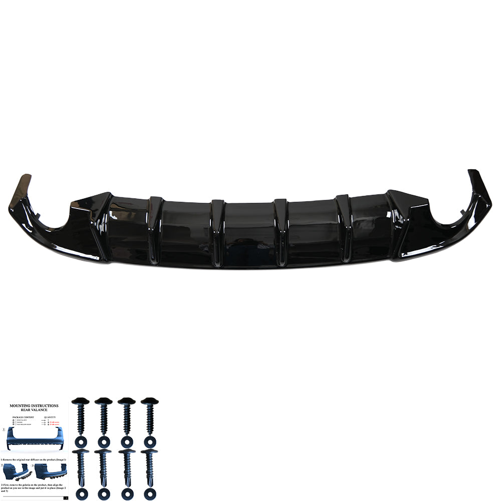 Arka Difüzör Uyumlu VW VOLKSWAGEN Golf MK6 GTI 2008-2012