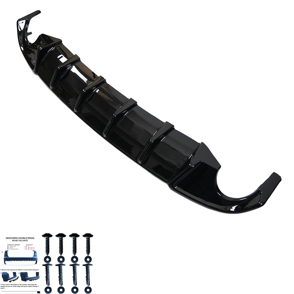 Arka Difüzör Uyumlu VW VOLKSWAGEN Golf MK6 GTI 2008-2012