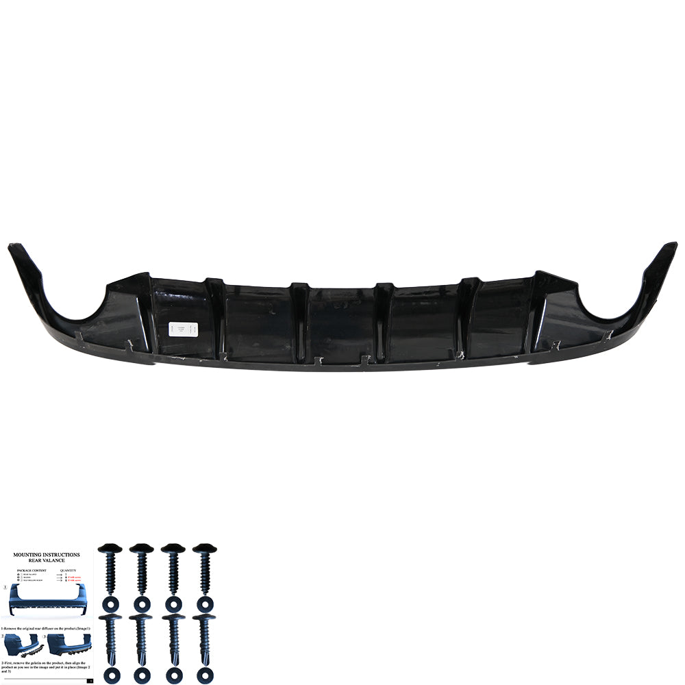 Arka Difüzör Uyumlu VW VOLKSWAGEN Golf MK6 GTI 2008-2012