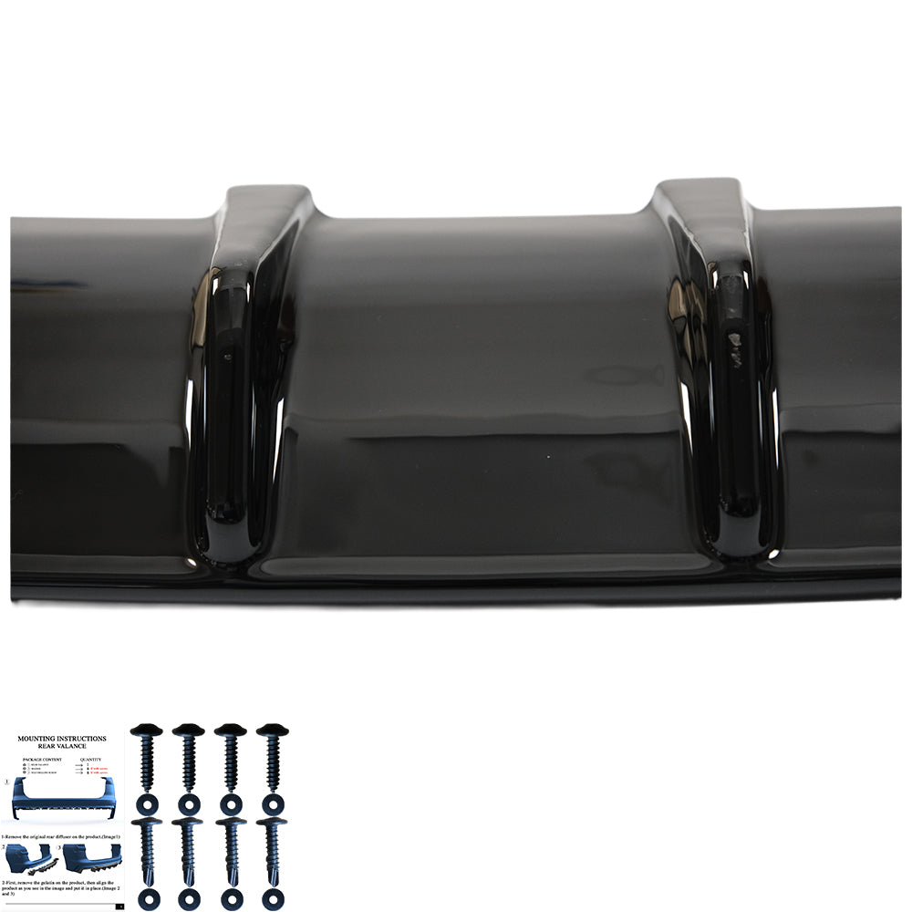 Arka Difüzör Uyumlu VW VOLKSWAGEN Golf MK6 GTI 2008-2012