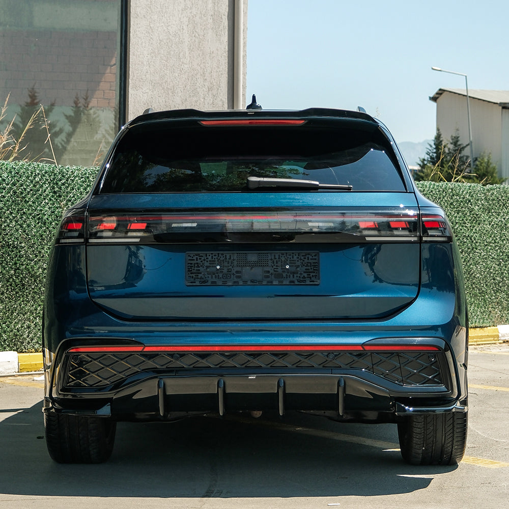 Arka Difüzör Uyumlu VW VOLKSWAGEN Tiguan Standard / R-Line MK3 2024+