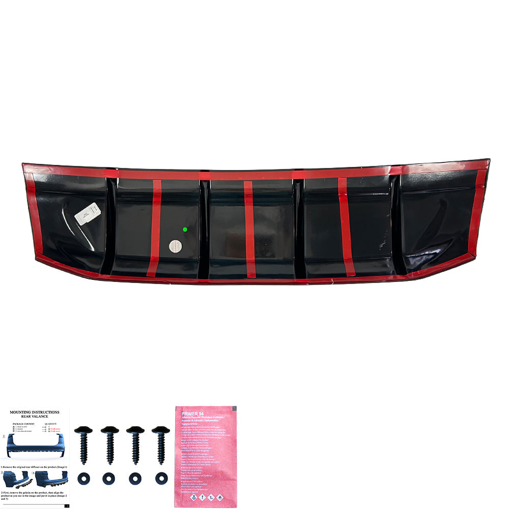 Arka Difüzör Uyumlu VW VOLKSWAGEN Tiguan Standard / R-Line MK3 2024+