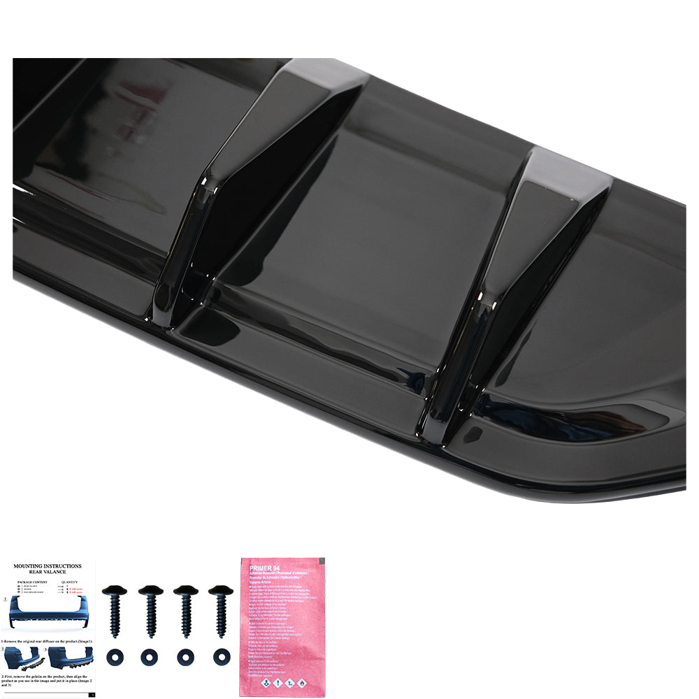 Arka Difüzör Uyumlu VW VOLKSWAGEN Tayron Standard / R-Line MK1 2025+