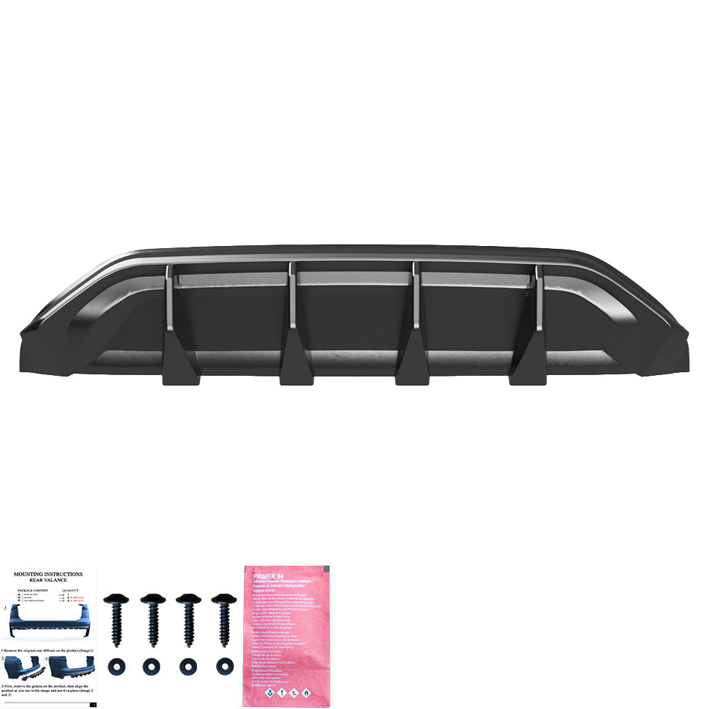 Arka Difüzör Uyumlu VW VOLKSWAGEN Tayron Standard / R-Line MK1 2025+