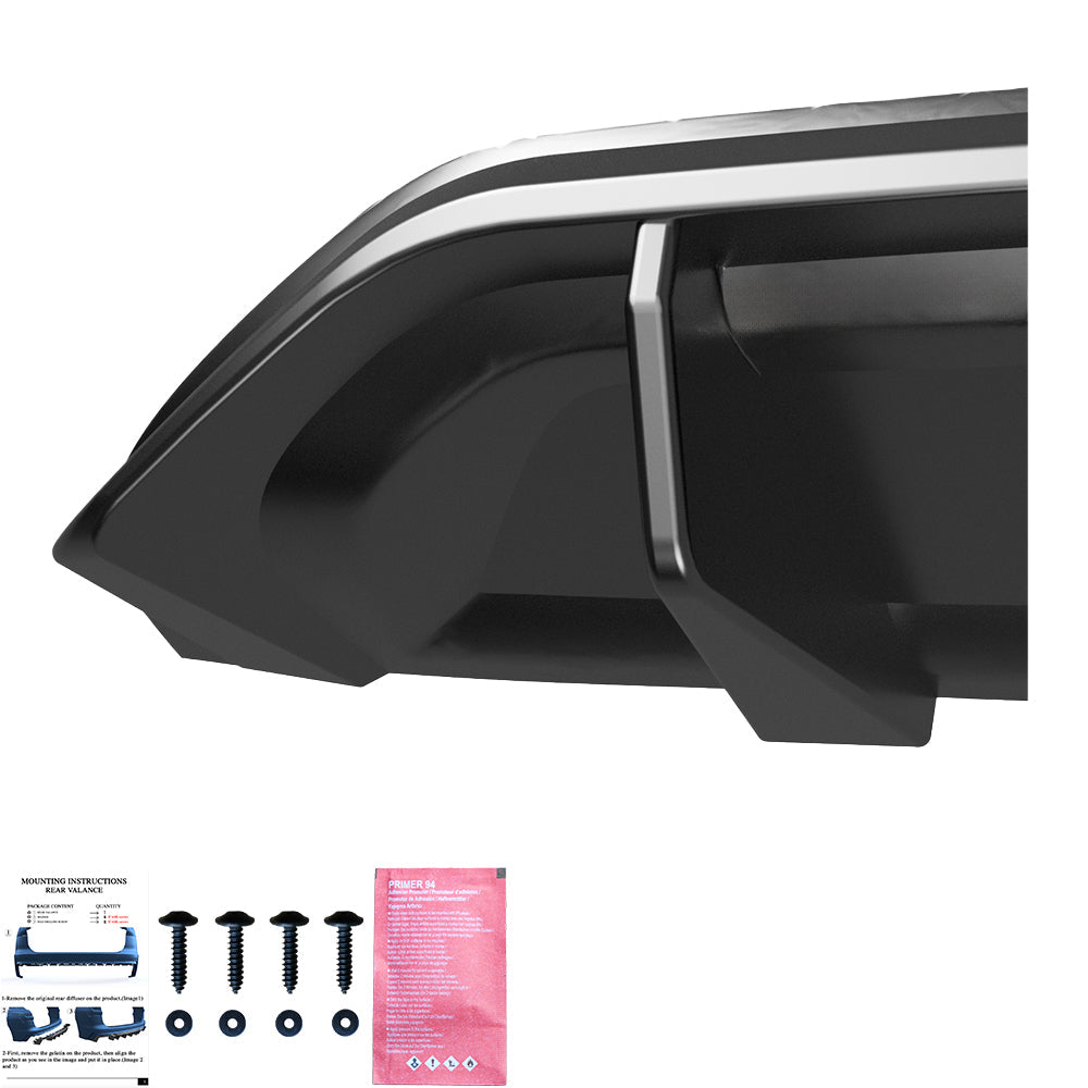 Arka Difüzör Uyumlu VW VOLKSWAGEN Tayron Standard / R-Line MK1 2025+