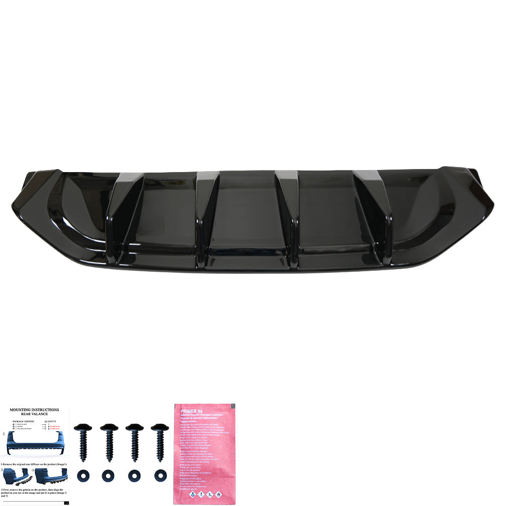 Arka Difüzör Uyumlu VW VOLKSWAGEN Tayron Standard / R-Line MK1 2025+