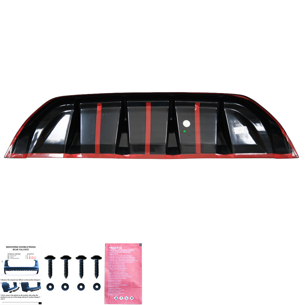 Arka Difüzör Uyumlu VW VOLKSWAGEN Tayron Standard / R-Line MK1 2025+